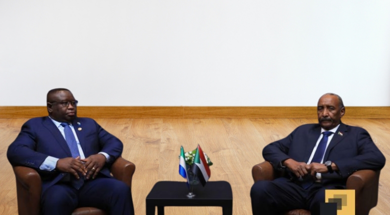 البرهان و رئيس سيراليون