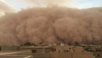 عاصفة ترابية