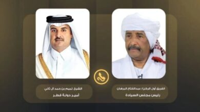 البرهان و أمير قطر