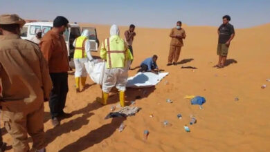 وفاة نازحين في صحراء السودان