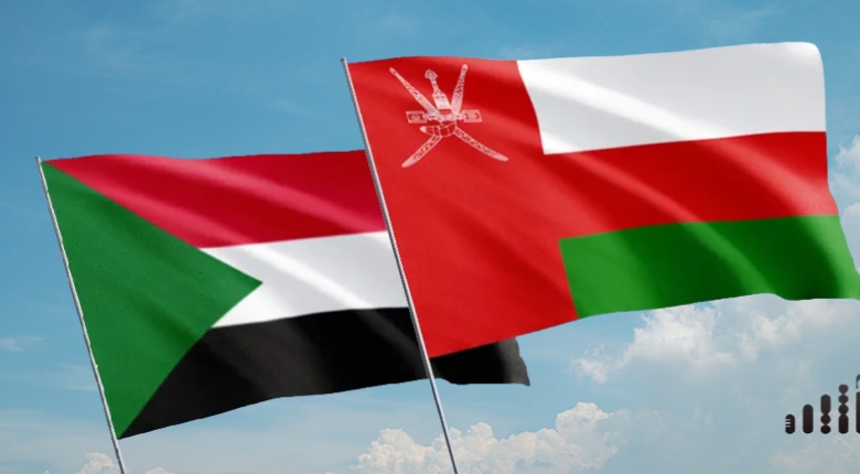 علم السودان وسلطنة عمان