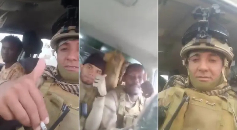 مقطع مصور عثر عليه في أحد هواتف المرتزقة الكولومبيين عزز الاتهامات لقوات الدعم السريع بالاستعانة بمقاتلين أجانب (مواقع التواصل)